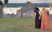 Nesterov, Mikhail In Small and Secluded Convents china oil painting reproduction